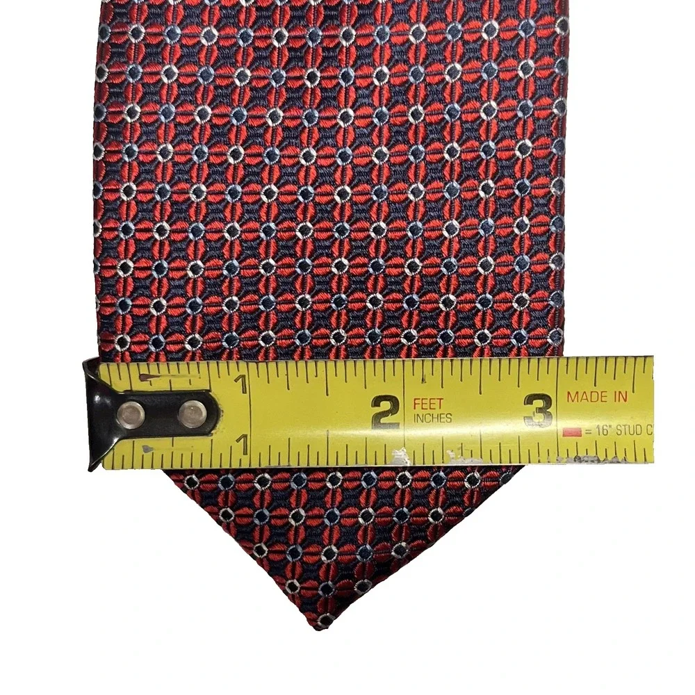 Jos A Bank Reserve Tie‎ Men's Classic Silk Geometric Pattern Neckwear Formal